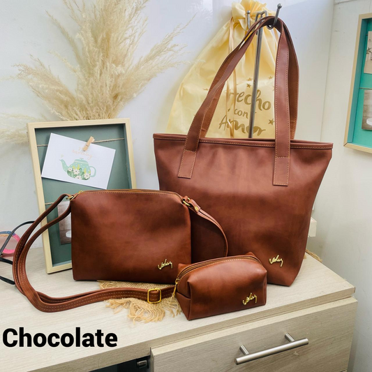 VELEZ | TRIO EN CUERO DACOTA VELEZ